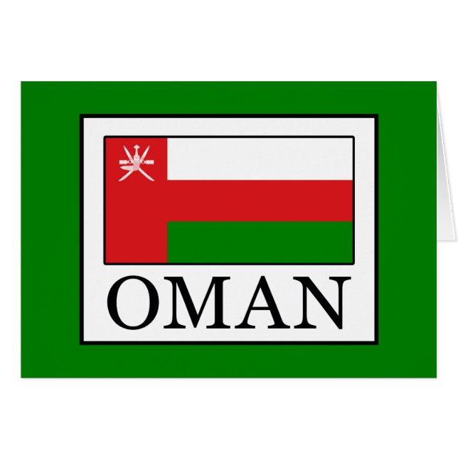 Oman Hälsningskort (Framsidan Horizontal)