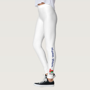 Oman Imani Flag Anpassad Leggings