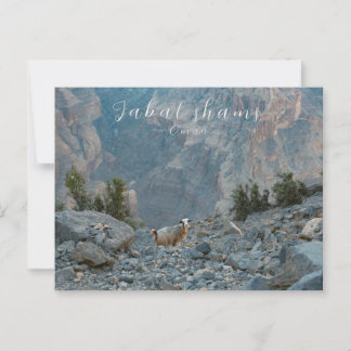 Oman Jabal Shams vykort