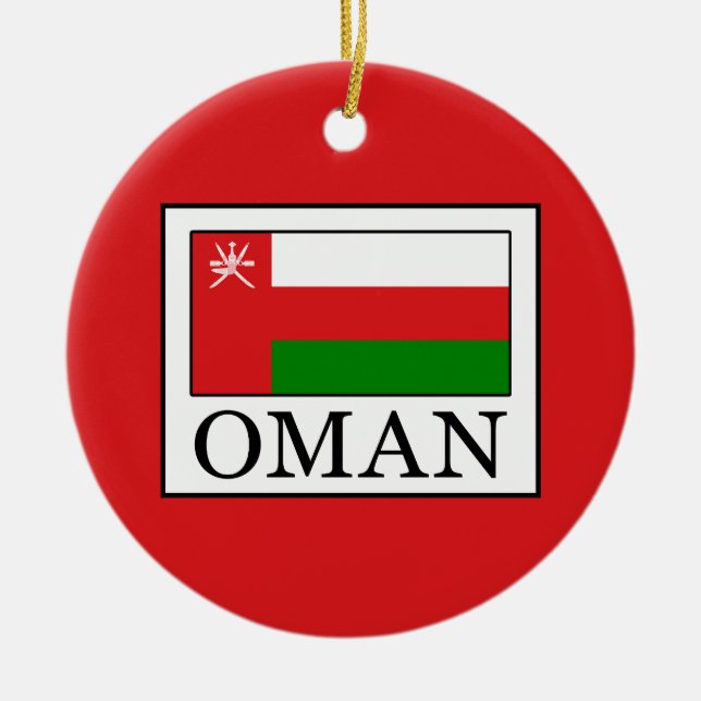 Oman Julgransprydnad Keramik (Framsidan)