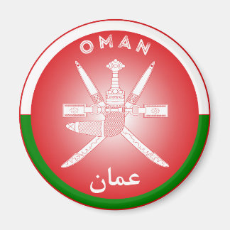 Oman Kultur Emblem Magnet
