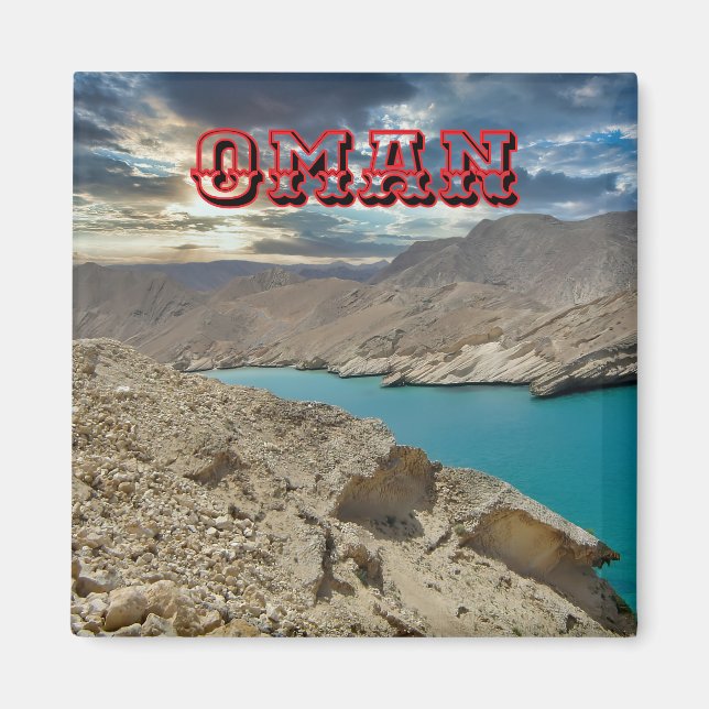 Oman Majestic Landscapes Magnet (Framsidan)