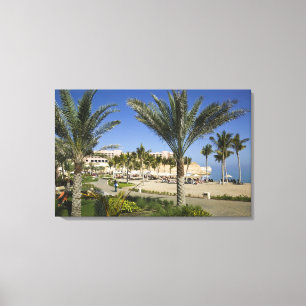 Oman, Muscat, Al, Jissah. Shangri, La Barr Al, Canvastryck