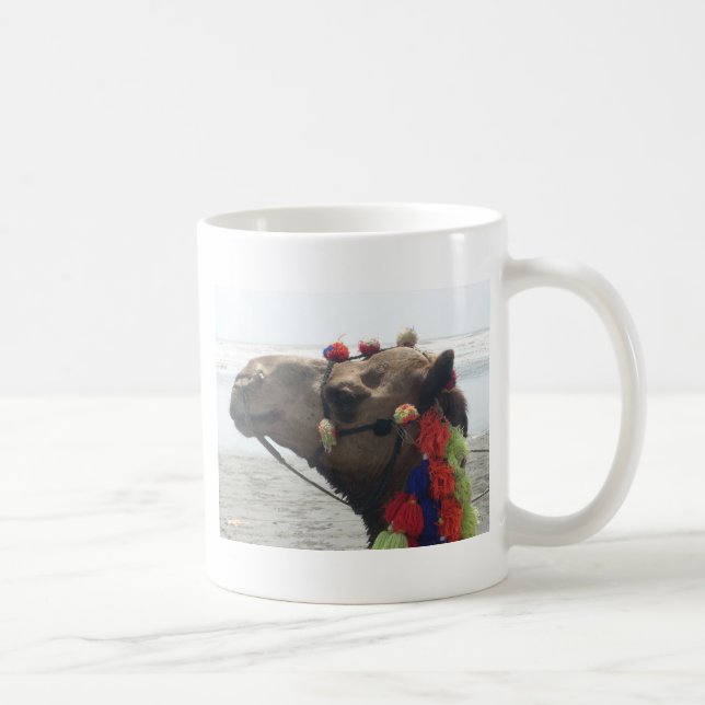 Oman Muscat Camel Photo Art Skriv ut Kaffemugg (Höger)