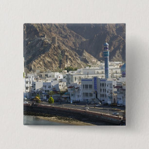 Oman, Muscat, Mutrah. Byggnader längs Mutrah Knapp