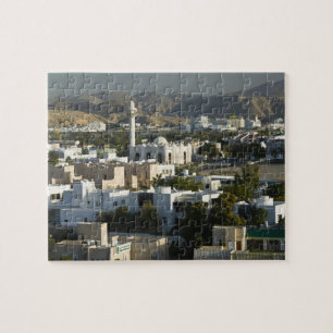 Oman, Muscat, Qurm. Byggnader i Qurm-området / 2 Pussel