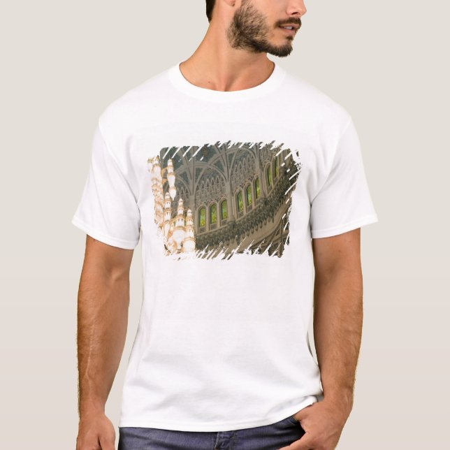 Oman, Muscat, Sultan Qaboos moské T Shirt (Framsida)