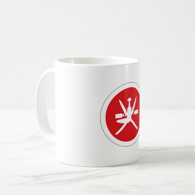 Oman roundel kaffemugg (Framsida vänster)