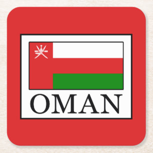 Oman Underlägg Papper Kvadrat