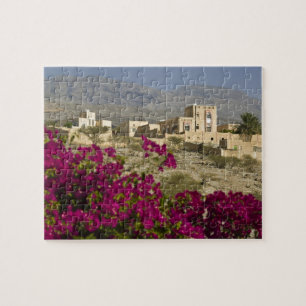 Oman, Västra Hajar-bergen, Al Hamra. Stad Pussel