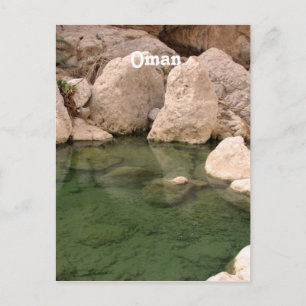 Oman Watering Hål Vykort