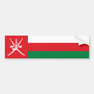 Omans flagga bildekal