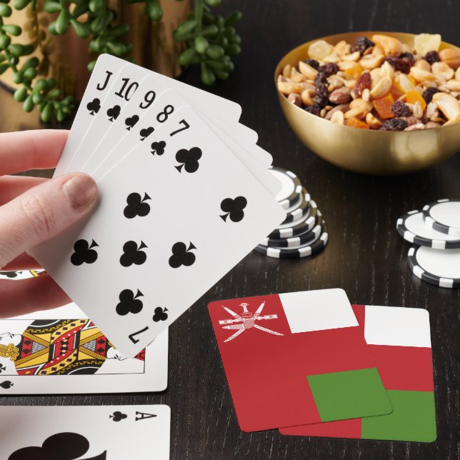 Omans flagga casinokort (På plats)
