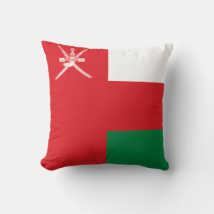 Omans flagga kudde