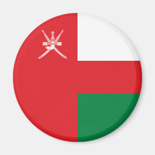 Omans flagga magnet
