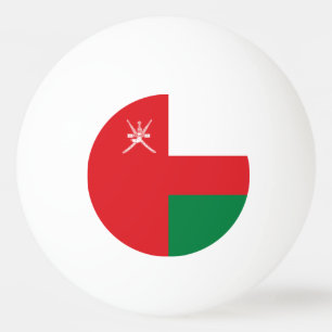 Omans flagga pingisboll