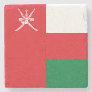 Omans flagga stenunderlägg