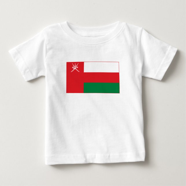 Omans flagga t shirt (Framsida)