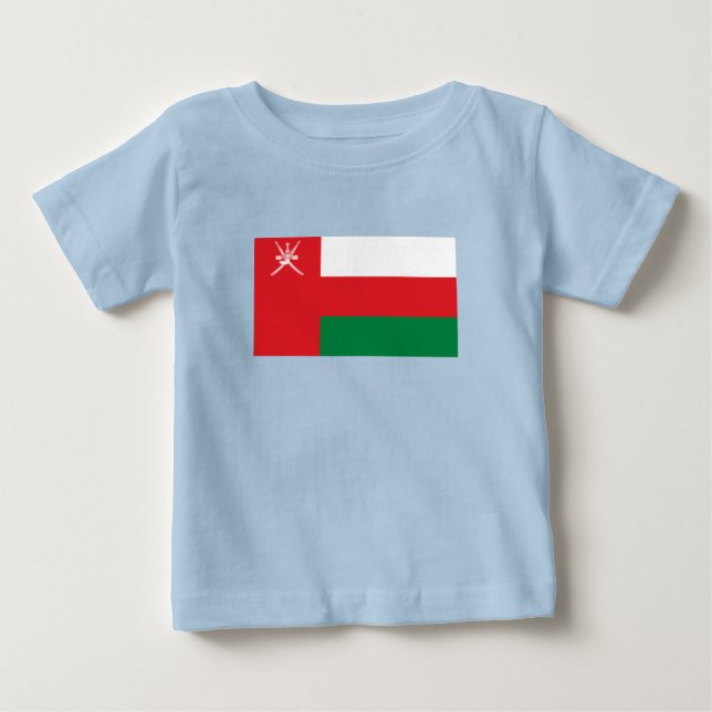 Omans flagga t shirt (Framsida)
