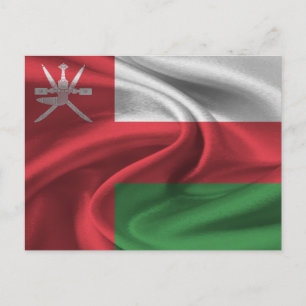Omans flagga vykort
