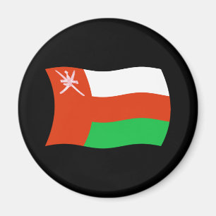 Omanska flaggmagneter magnet