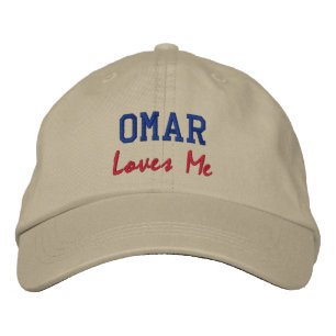 Omar Kärlek Me Embroiderade Namn Hat / Cap Broderad Keps