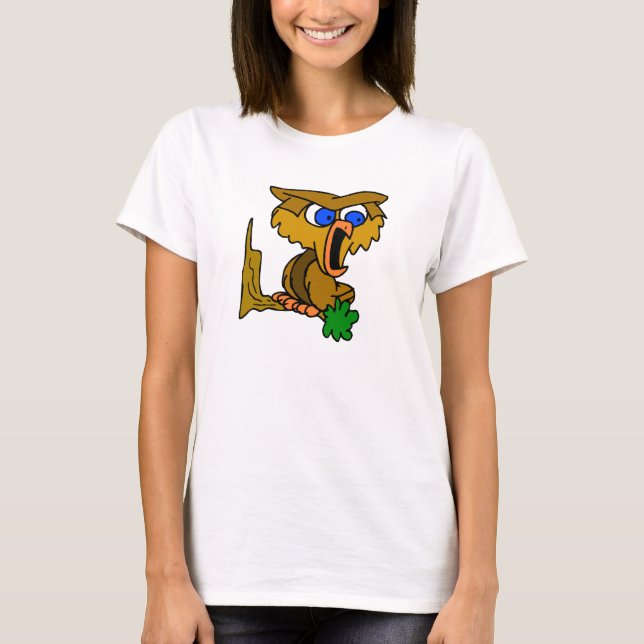 Omari uggla tee shirt (Framsida)