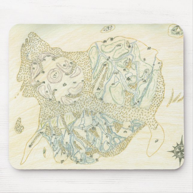 Omärkt Karta i Trino Musmatta (Framsidan)