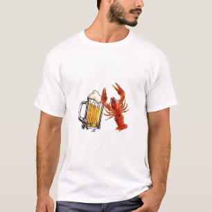 Omarscherad kräftor av kräftor och öllobster t shirt