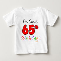 Omas 65e Birthday