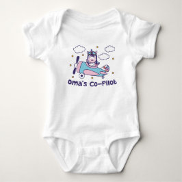 Omas andrapilot - Enhörningsflygplan T Shirt