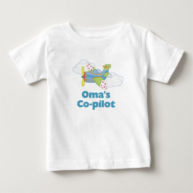 Omas biträdande pilot tee shirt (Framsida)