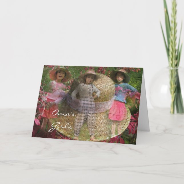 Omas flickor kort (Framsida)