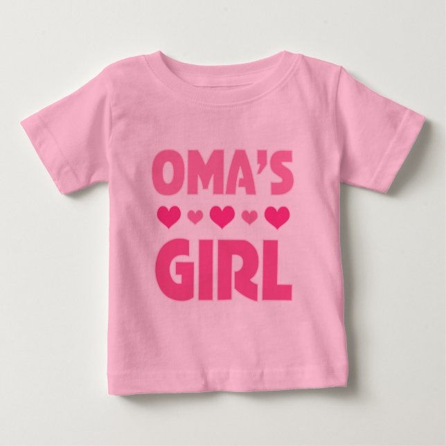 Omas Girl baby björnflickor Tutu Tee (Framsida)