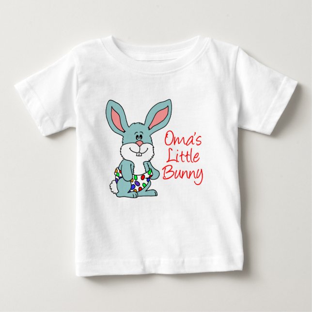 Omas lilla Bunny Tee Shirt (Framsida)