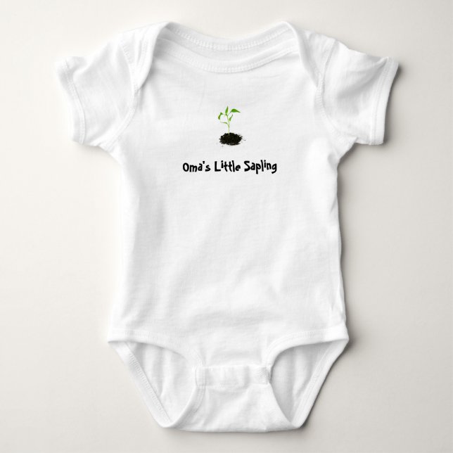Omas lite SaplingBodysuit T-shirt (Framsida)