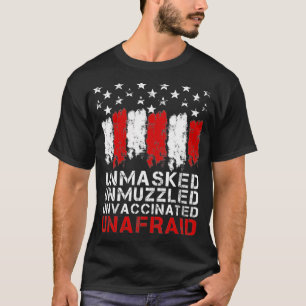 Omaskerad oskuren ovaccinerad ovaccinerad ofarlig t shirt
