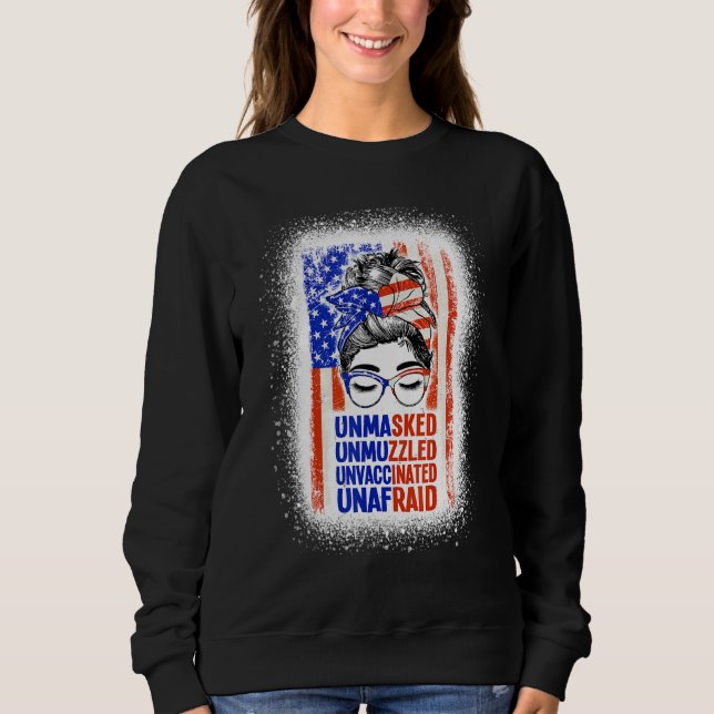Omaskerad ovaccinerad ovaccinerad unafraid Messy B T Shirt (Framsida)