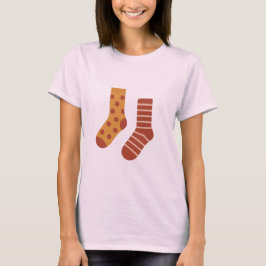 Omatchade socklar - perfekt ofullständiga t shirt