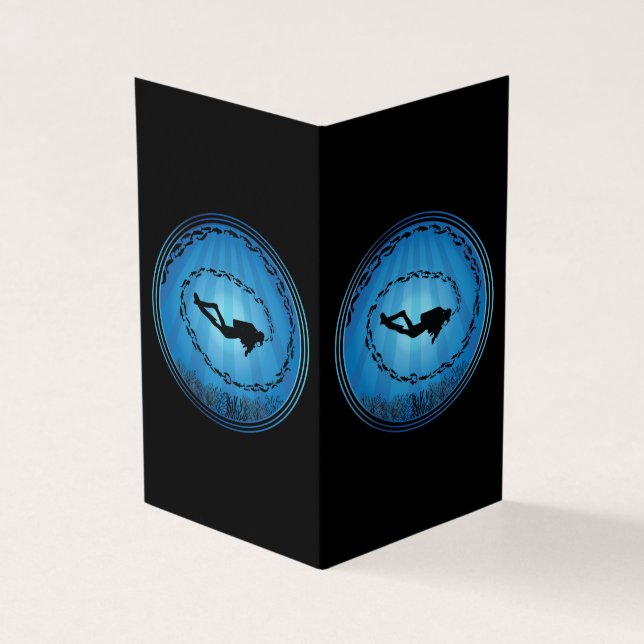 Omavrundad dykare kort (Utsida)