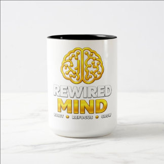 Ombildat sinne logotypmugg - Svart kaffemugg