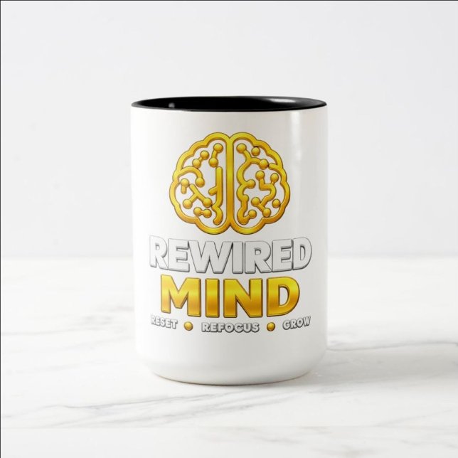 Ombildat sinne logotypmugg - Svart kaffemugg (Skapare uppladdad)