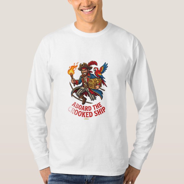 Ombord På Det Skeva Fartyget T Shirt (Framsida)