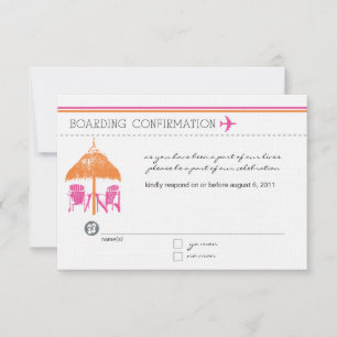 Ombordstigningskort RSVP-kort OSA Kort