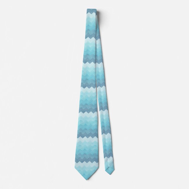 Ombre aquamarine, flickaktigt, sparre, sicksack, slips (Framsida)