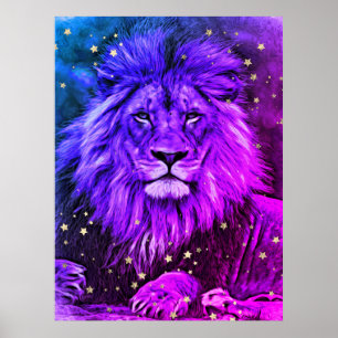 *~* Ombre Artsy Artistic Celestial LEJON AP23 Poster