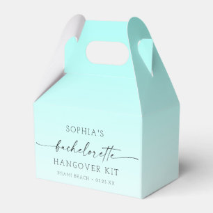 Ombre Bachelorette Party Hangover Kit Presentaskar