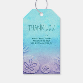 Ombre Beach Wedding Presentetikett