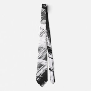 Ombre Black and White Paint Strokes Slips