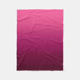 Ombre bleknar den fuchsiaen fleecefilt